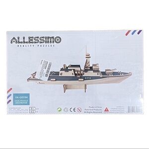 NWT Allessimo Reality Puzzles 3D Missle Destroyer Puzzle